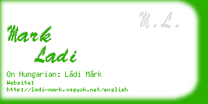 mark ladi business card